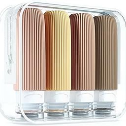 Acorn Crafts Portable 3oz Travel Bottles – TSA Approved, Leak-Proof Silicone Containers for Toiletries | Travel Accessories (4 Pack)-image-63