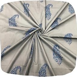 Women's Pure Cotton Floral Printed Fabric Dresses Material 2.5 Meters Width 44 Inches-image-9
