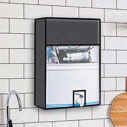 Kuber Industries Ro Cover | Free Size | Ro Water Purifier Cover | Dust Protective Ro Cover | Purifier Ro Cover | Water Purifier Cover | Ro Cover for Home, Kitchen | Mini Check | Grey-image-42