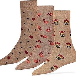 Women's Warm Woolen Calf Length Thick Terry/Towel Multicolored Socks(Pack of 3 Pairs)(Winter wear socks)-image-32