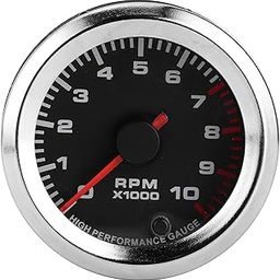 52mm/2in Universal Tachometer Revolution Meter, Digital Odometer with Measuring Range 0-10000 RPM, for 4 6 8 Cylinders Speedometer-image-54