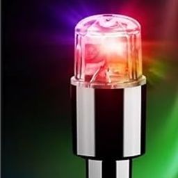 LED Tyre Valve Cap Lights, Multi-Colour Wheel Rim Lights for Cars, 1-Pack Red and Blue (Multi)-image-61