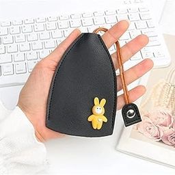 PU Leather Creative Pull Out Cute Large Capacity Car Key Case, Case Key Holder, Cartoon Pull Type Key Bag super large capacity(multicolour)-17