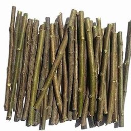 Ayurvedic Natural Organic Neem Datun Toothbrush Nim Tree Twigs Chew Sticks for Brushing Teeth Removes Bad Breath, Relieve Tooth Ache, Healthy Toothpaste (Pack of 40)-image-55