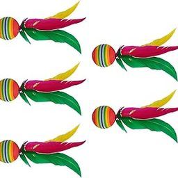 5Pcs Badminton Shuttlecocks Outdoor Sports Toys for Physical Exercise Indoor | Badminton | Tennis Racquet Sports-image-27