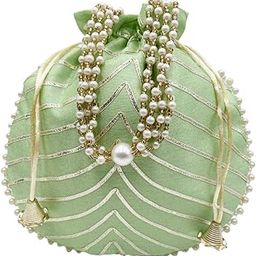 Gotta Designer Silk Potli Bag for women-43