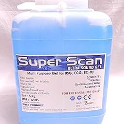 Superscan 5Kg Ultrasound Gel Jar For Ecg/Usg/Physiotherapy And Diagnostics, Blue-image-63