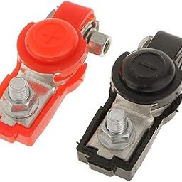 CREWBOLT Battery Terminal Clamp Clip Connectors for Diesel Vehicles | Adjustable Positive Negative Terminals - 2 Pieces-15