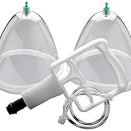 4beauty Therapy Vacuum Cupping Massager Set for Relaxation Body Enhancement, Transparent-image-6