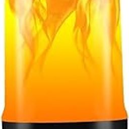 SHIKSELL LED Flame Light Bulbs, 4 Modes Flickering Bulbs with Upside Down Effect, Flame Bulb for Diwali, Halloween, Christmas Party, Home Indoor Lighting-27