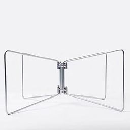 MERISHOPP Foldable Cooler Stand Heavy Duty Foldable Stand Rack Foldable for Cooking BBQ L Silver| Camping Chair | Folding Camping Table-image-32