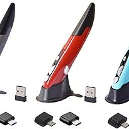 CALANDIS® 2.4G Wireless Mouse Pen Handwriting for Notebook Phone Laptop Red-27