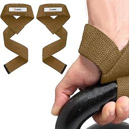 H-HEMES Weight Lifting Wrist Straps, Wrist Support, Wrist wrap with Foam Padding (Beige)-image-100