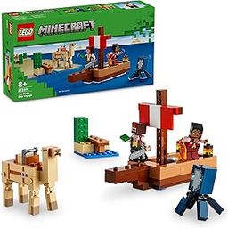 LEGO Minecraft The Pirate Ship Voyage Boat Playset 21259 Building Blocks Toys for 8+ Gift for Boys and Girls-image-83
