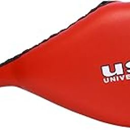 USI UNIVERSAL THE UNBEATABLE Taekwondo Pad Double, Red Taekwondo Kick Pads, Martial Arts Training Equipment, Kickboxing Striking Target Pads-image-56