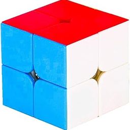 Kaizen Enterprises 2x2 Stickerless Magic Speed Cube for Kids & Adults Speedy Brainstorming Puzzle (Multicolor)-17