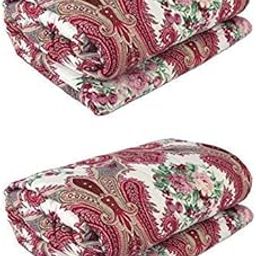 MITUL Reversible Single Bed AC Blanket Dohar Combo Set of 2 Pc (Polycotton, Multicolor) (Single Bed, RAZANI Set of 2 Pc)-image-87
