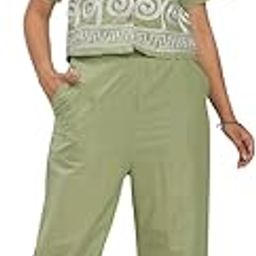 Women's Cotton Embroidered Crop top Co-Ord Set Coordinate Set Summer Wear Printed Crop Top with Pant Set-image-97