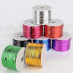 Ditya Crafts Aluminum Flim Twister Ties for Gift Home Made Chocolate Packaging (Multicolor, 5 Rolls)-image-2