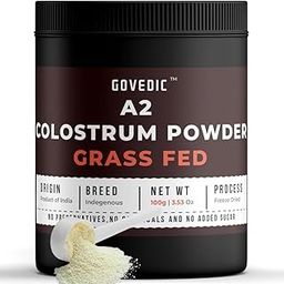 Bovine A2 Colostrum Powder Over 40% IgG, Grass Fed, Gut Health, Bloating Immunity Skin & Hair, Muscle Recovery, Concentrated 100gm Powder (Unflavored | 50 Servings)-29