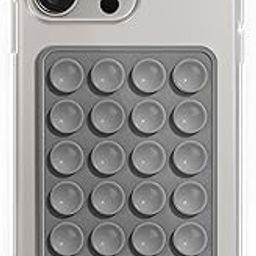 skysia Suction Phone Case – Anti-Slip Silicone Sticky Mount Pad for Hands-Free Grip | Works on Mirror, Shower, Dashboard | Multipurpose Mobile Holder for Selfies & Videos Multicolor ((Pack-1) Grey)-image-34