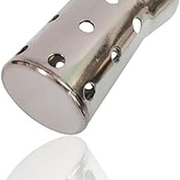 MOTO GENIUS Motorcycle Stainless Steel Universal Exhaust DB Killer | 51mm Silencer Muffler for Enhanced Performance (Cylinder Shape)-26