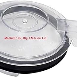 Mixer grinder jar Dry/Wet Jar Lid suitable suitable for PANASONIC Mixer models MX-AC350,MX-AC555, MX-AC400, MX-AC250, MX-AC220, MX-AC210 (Polycarbonate, Clear) (Medium 1Ltr, Big 1.5Ltr Jar Lid)-image-71