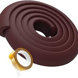 SYGA Baby Safety Strip Furniture Edge Guard Cushion Corner Cover 2 Meter 6.5 feet Tape Infant Bump Protector (L Shape_Brown)-19