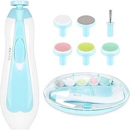 Hethansh Electric Nail Trimmer for Baby, Baby Nail Trimmer, Baby Nail Cutter, Nail Trimmer for New Born Baby, Kids Nail Cutter with Light (Multi), 1 Count-image-93