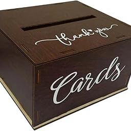 CALANDIS™ Wedding Card Box Anniversaries with Slot Event Engagement Wooden Card Holder | Card Boxes & Wishing Wells | Wedding Supplies-image-18