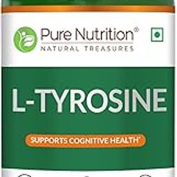 Pure Nutrition L Tyrosine (500mg), 120 Veg Capsules | Supports Cognitive Health, Memory, Focus & Brain Function | Reduces Stress & Fatigue | Promotes Thyroid Health-27