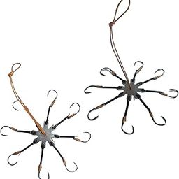 8-Hook Spider Fishing Rig, 100lb Line with #4 Hooks, Metal Anti-Tangle Plate for Carp and Catfish-image-54