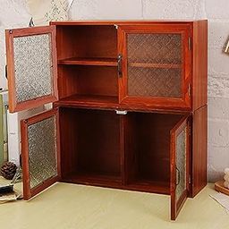 LR DECOR Wooden Cabinet Desktop Display Rack Shelf for Closets Bathroom Sugar Packets Style B Home & Garden || Kitchen, Dining & Bar || Kitchen Storage & Organization || Racks & Holders-image-37