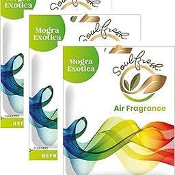 SOULFRESH Air Pocket Mogra Exotica (Potency of Peace & purity), Air Freshener- Bathroom, Toilet & Car Fragrance room fresheners long lasting scent upto 30 days - (Pack of 3)-picture-23