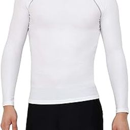 Compression T-Shirt Top Plain Athletic Fit Multi Sports Cycling, Cricket, Football, Badminton, Gym-95