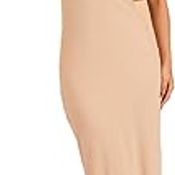 Red Rib Bodycon Back Slit Maxi Dress-image-34