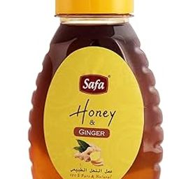 Safa Ginger Honey | 100% Pure Raw Honey with Ginger Natural Organic Unheated | Relief from Sore Throat, Common Cold, Supports Digestive Health | Immunity Boosters For Adults And Children | 250g-image-3