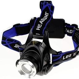 OCTOPUSPRIME Headlamp Headlight Weatherproof Led with Flash Light Rechargeable Battery Torch Headlamp Head Lamp Torch Headlight for Hunting Fishing Camping, 160 Lumen (Head Light 2)-14