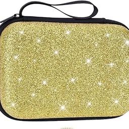 LP Small Hard Shell Carrying Case for My Passport Essential External Hard Drive 1 Pack, Bling Yellow-image-66
