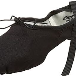 Men's Canvas Romeo Ballet Shoe,Black,10.5 M US-picture-18