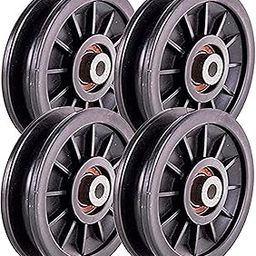 Gyming Word® Gym Machine Pulley 3" with Inbuilt Bush and Bearing (4 Pieces set)-0