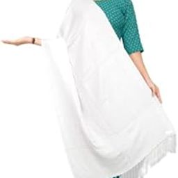 Dupatta for Women | Universal Size Scarf for Women | Stylish Chunni | Soft & Skin-Friendly Stole/Cotton Dupatta for Girls with Tassel Work | Comfortable for All Seasons-image-8