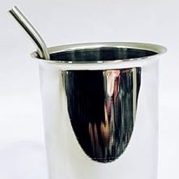 Mahdiya Steel Sipper Tumbler Stainless Steel Zero Leakage 200 ML Sliver Color Best Straw 90's Kids Favorite Cup || Tumbler ||-image-9