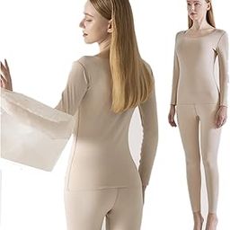 Women Thick Thermal Underwear Set, Women Thermal Base Layer Long Sleeve Compression, Cycling, Skiing, Training, Hiking, Outdoor Sports (Female 3,XL)-image-63