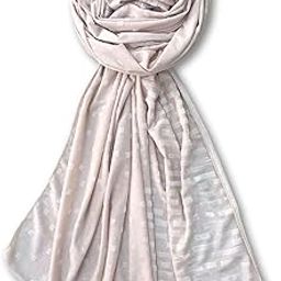 Scarf Woman Premium Self-Woven Jersey Scarves | Hijab Scarf | Headscarf | Neck Scarf | Stoles | Wraps-image-79