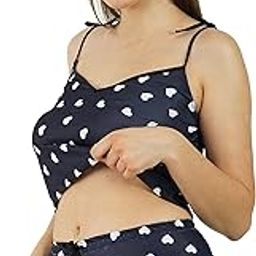 SoSh Self Design Love Babydoll Lingerie for Honeymoon Nightwear Beahwear Beach Party Lingerie Honeymoon/First Night/Anniversary Bridal Nightdress with Panty Free Size-image-59