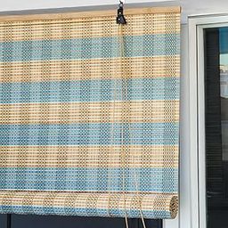 ABOUT SPACE Bamboo Curtains - W 4 ft x H 6 ft - Rope Mechanism Roll Up Down Bamboo Shade for Sunlight, Dust Protection Window Chick Blinds for Balcony, Restaurant, Hotel, Dhaba, Resort-image-32