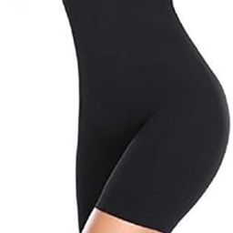 Women's Cotton Nylon Seamless Wired Tummy Control High Waist Thigh Shaper Briefs Free Size Fits M to 4XL Slim Fit Compression Undergarment Stretchable Fabric Black-image-82