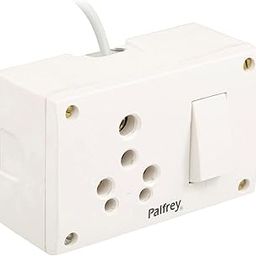 Palfrey Electric Extension Board - Single 16A with Switch and Heavy Duty 5 Meter Wire (White)-11