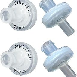 Nylon Syringe Filters 13mm Diameter 0.45μm Pore Size for Laboratory Filtration by Finetech (Pack of 100) Made in Taiwan (100, Nylon 13mm 0.45um)-19